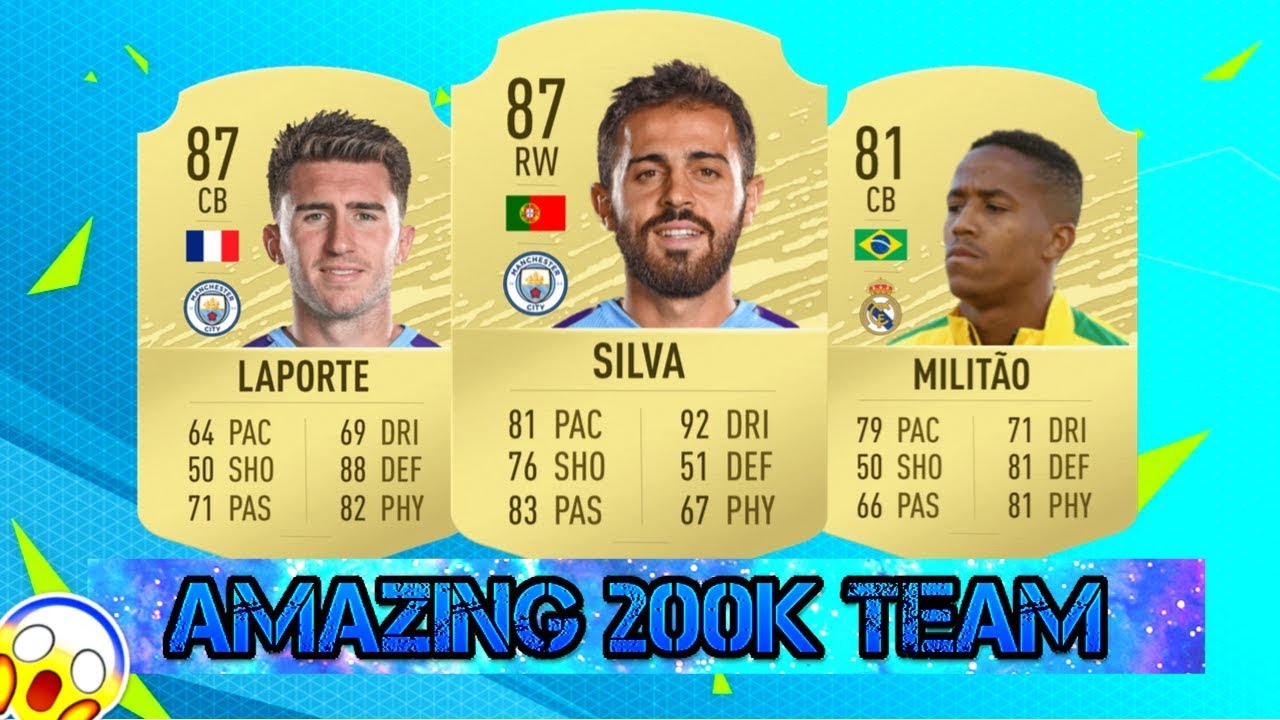 UNSTOPPABLE 200K HYBRID SQUAD BUILDER!! | FIFA 20 200K SQUAD BUILDER!!