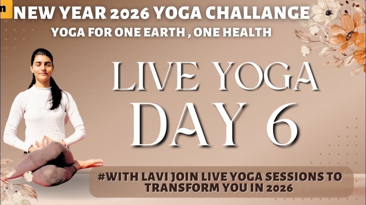 Yoga Abhyas Academy is live | English session |yoga strechings to reduce stiffness of the body