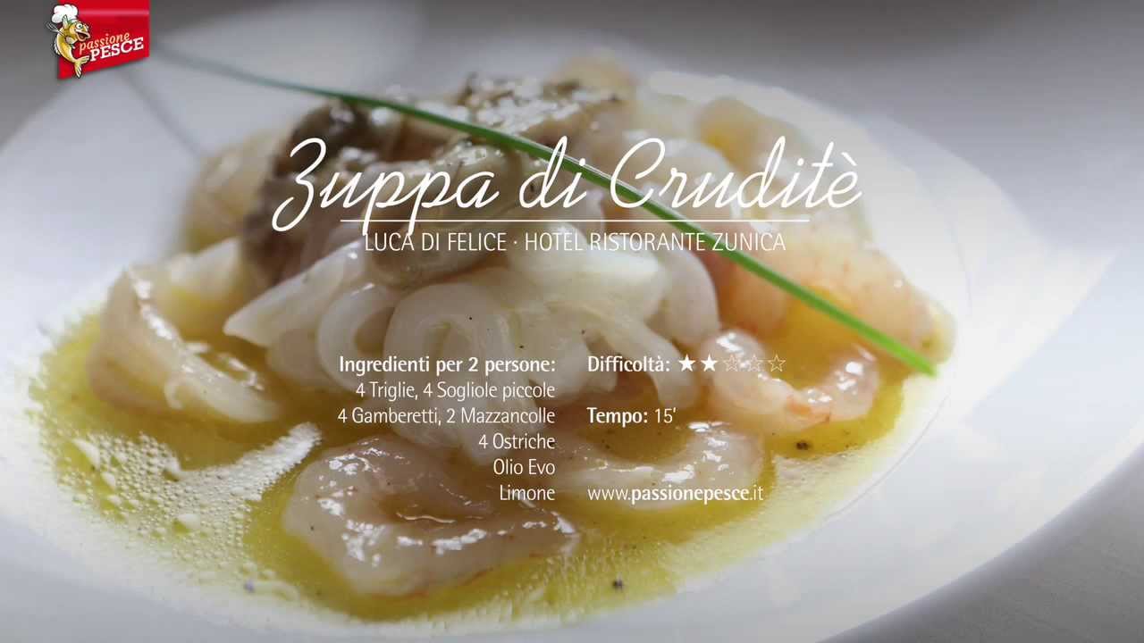 Ricetta della Zuppa di Crudit&egrave;