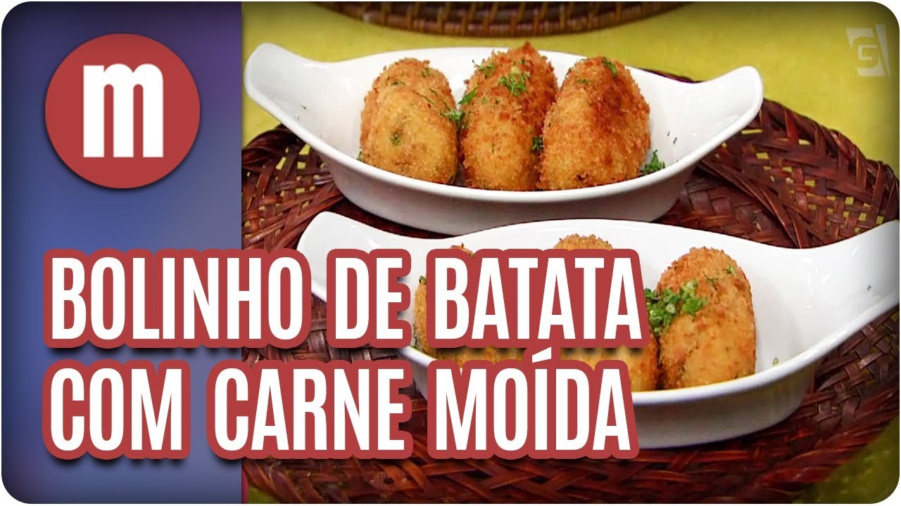 Bolinho de batata com carne moída - Mulheres (09/08/17)