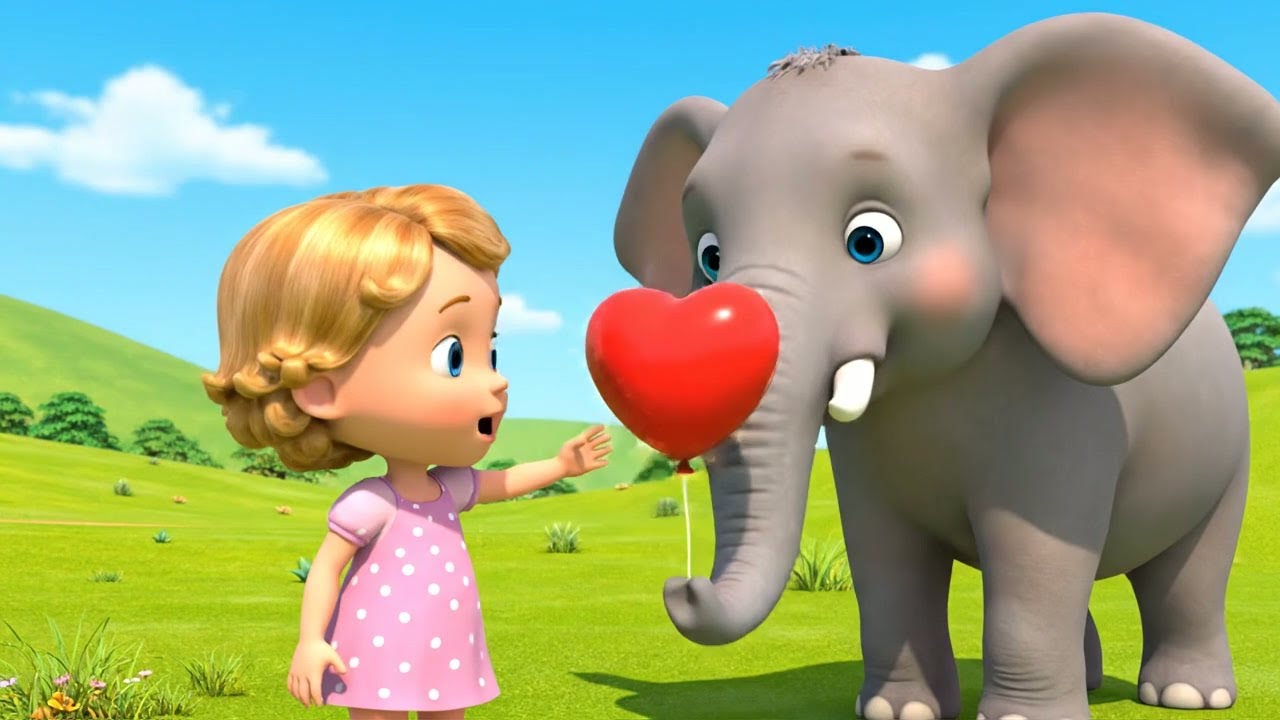 Baby Elephant Found a Magic Balloon 🐘 | Nursery Rhymes for Kids & Baby Songs