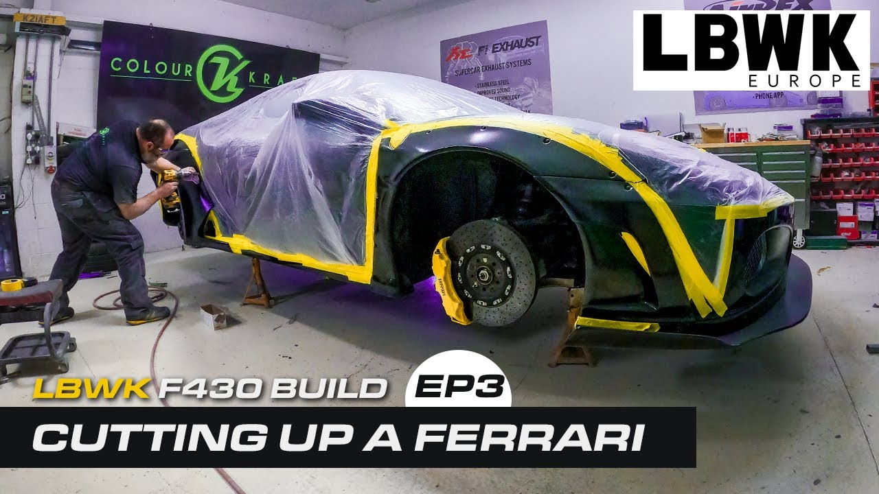 Ferrari F430 Liberty Walk Project EP3 - Body Kit Installation