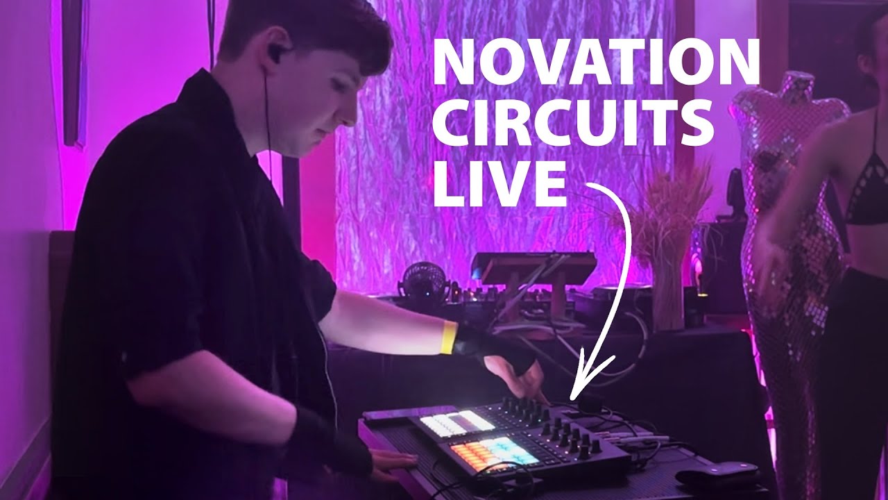 I played live with the Novation Circuits. Here's how it went.