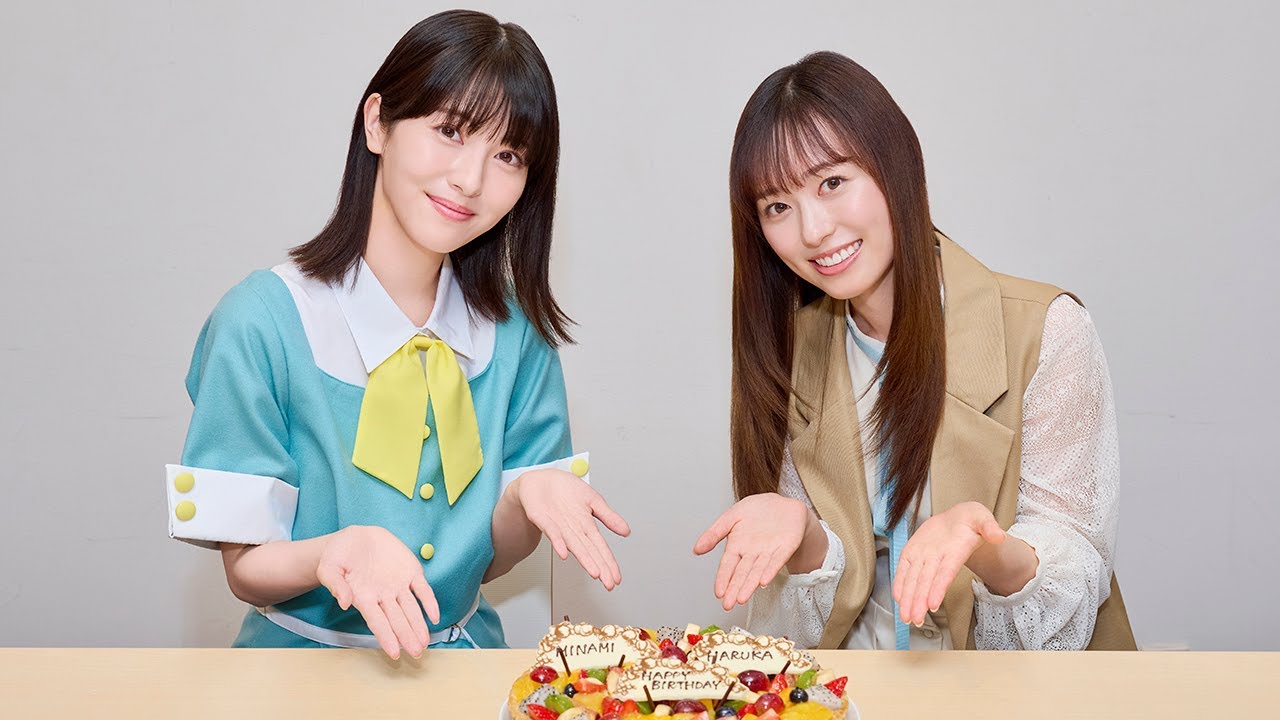 浜辺美波＆福原遥、2人の実体験がアニメ化！？　サプライズバースデーケーキに感激する姿も　JA共済連「たすけあいstory」第1話＆メーキング