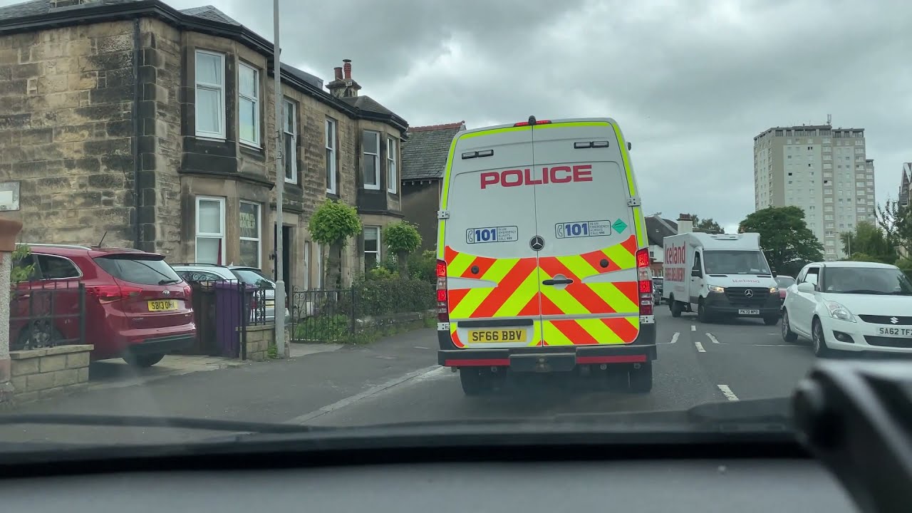 Driving in Glasgow - Euro 2020 fanzone to Hampden Park locale before Scotland vs Czechia - June 2021