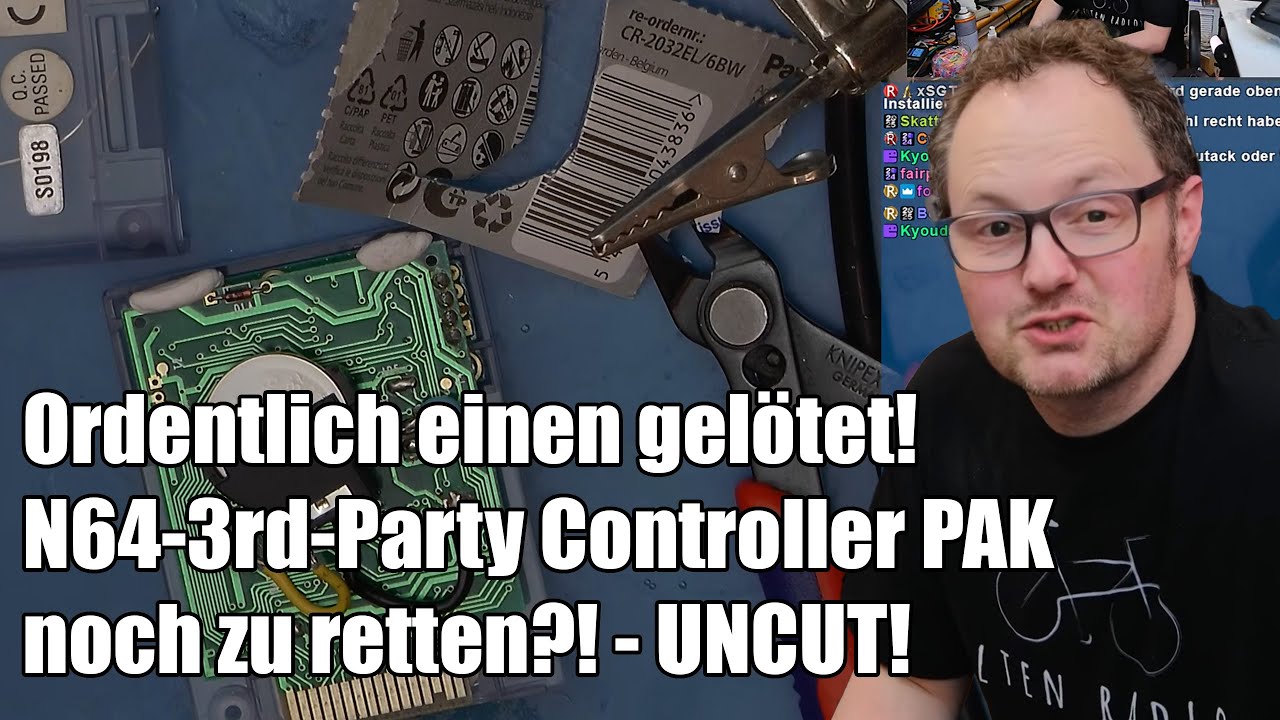 Controller PAK Reparaturversuch - Mein N64-Fluch ist real!