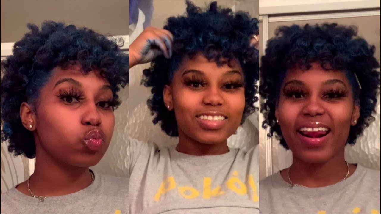 My Quarantine hair coloring💙!!! Mofajang hair paint wax!