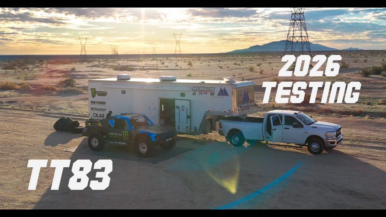 Luke McMillin | First 2026 Test Session for Trophy Truck #83 | 4K |