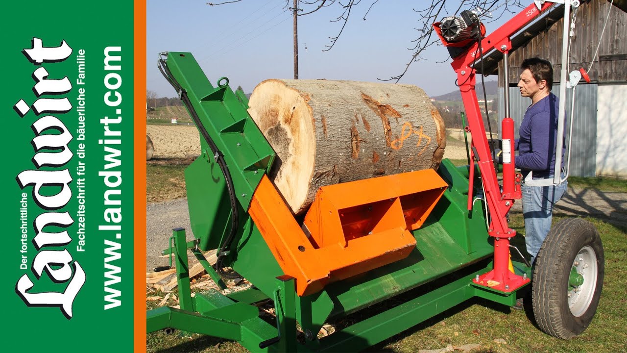 Holzspalter für dicke Stämme | landwirt.com