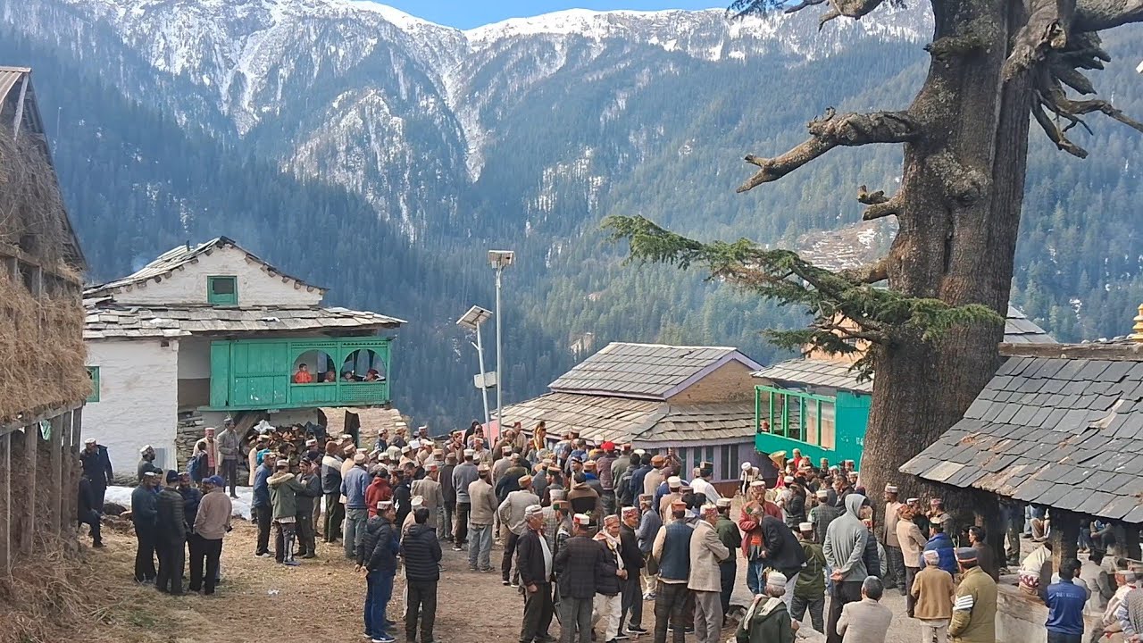 काफी समय बाद blog #himachalivillage #traditionalculture 