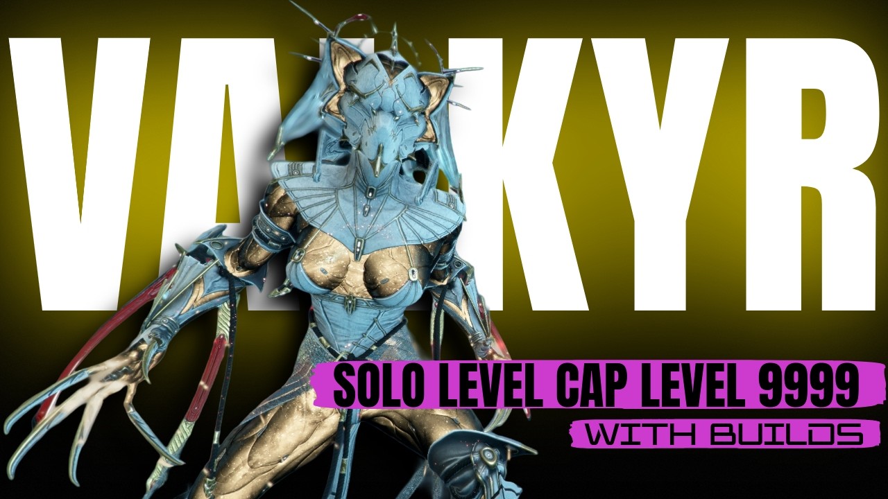Valkyr Solo Level Cap - Immortal AGAIN - Fissure SP Void Cascade - Level 9999 -Exo 80-125 | Warframe