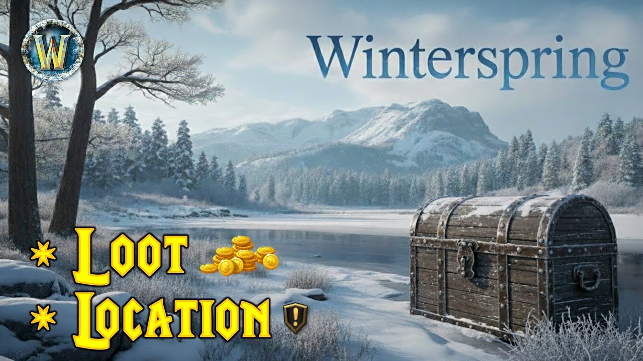 I Found Secret Treasure Chest In WoW Winterspring!