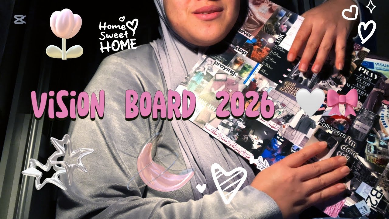 VISION BOARD 2026 🤍🎀