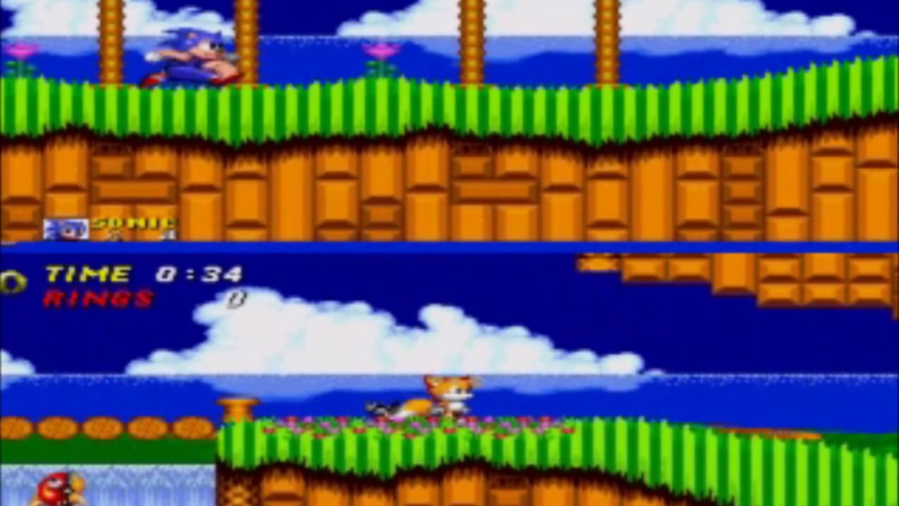 Losing to No Player in Sonic 2 XL Multiplayer