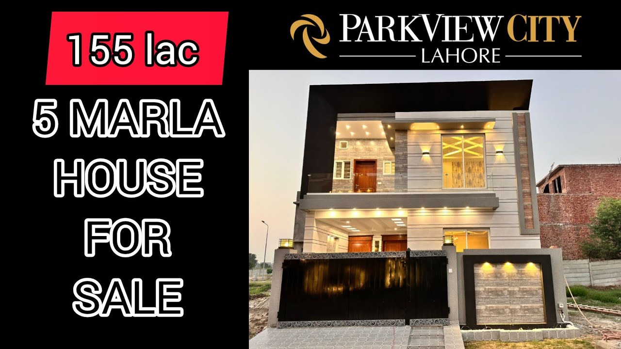 5 MARLA HOUSE FOR SALE || PLATINUM BLOCK || PARK VIEW CITY LAHORE 03094715579