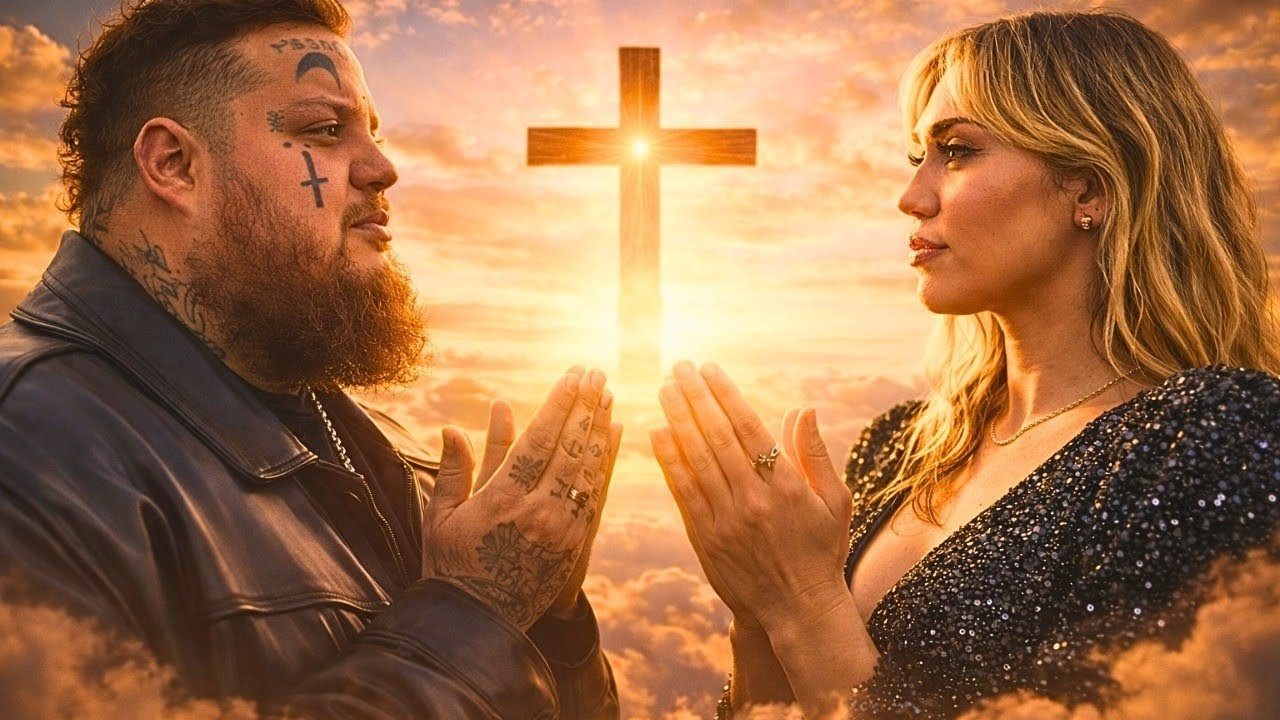 Jelly Roll Ft Miley Cyrus - Lord, I Surrender All (New Country Gospel Music)