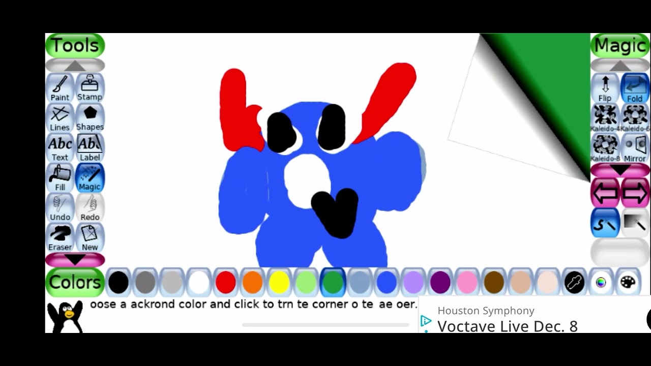 Tour for Children’s Tux Paint along with Tux paint