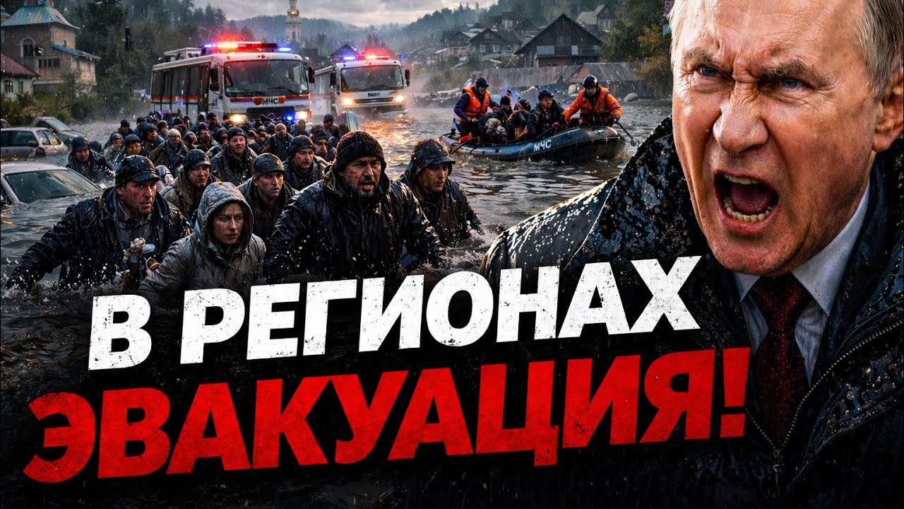 🛑 СРОЧНО! ПОТОП СНЕС ЦЕНТР МОСКВЫ &mdash; ЭВАКУАЦИЯ! РЕЖИМ ЧС! РЕГИОНЫ ТОНУТ!