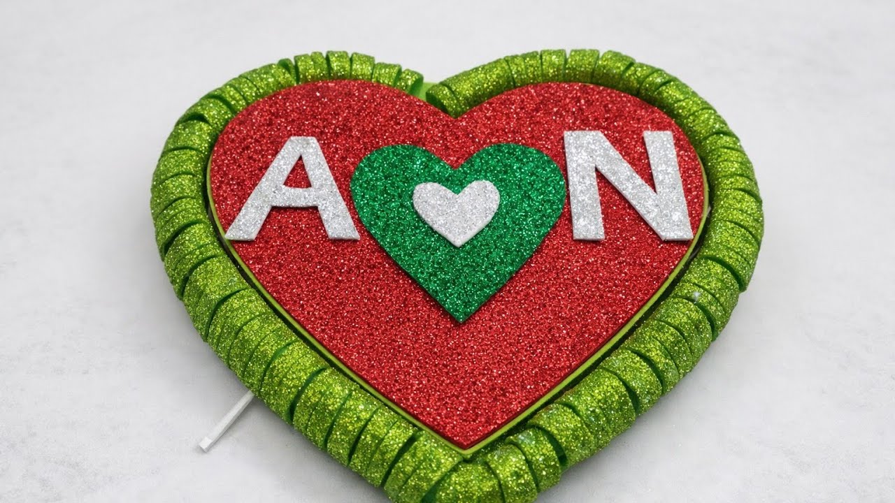 Valentine Day Heart Decoration Craft ❤️ | Handmade Gift for Loved One