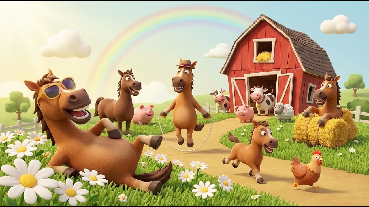 Animal Sounds for Kids 🐮🐶🐱🐴🦆🐑🐷 | Fun Farm Animals Sounds Song