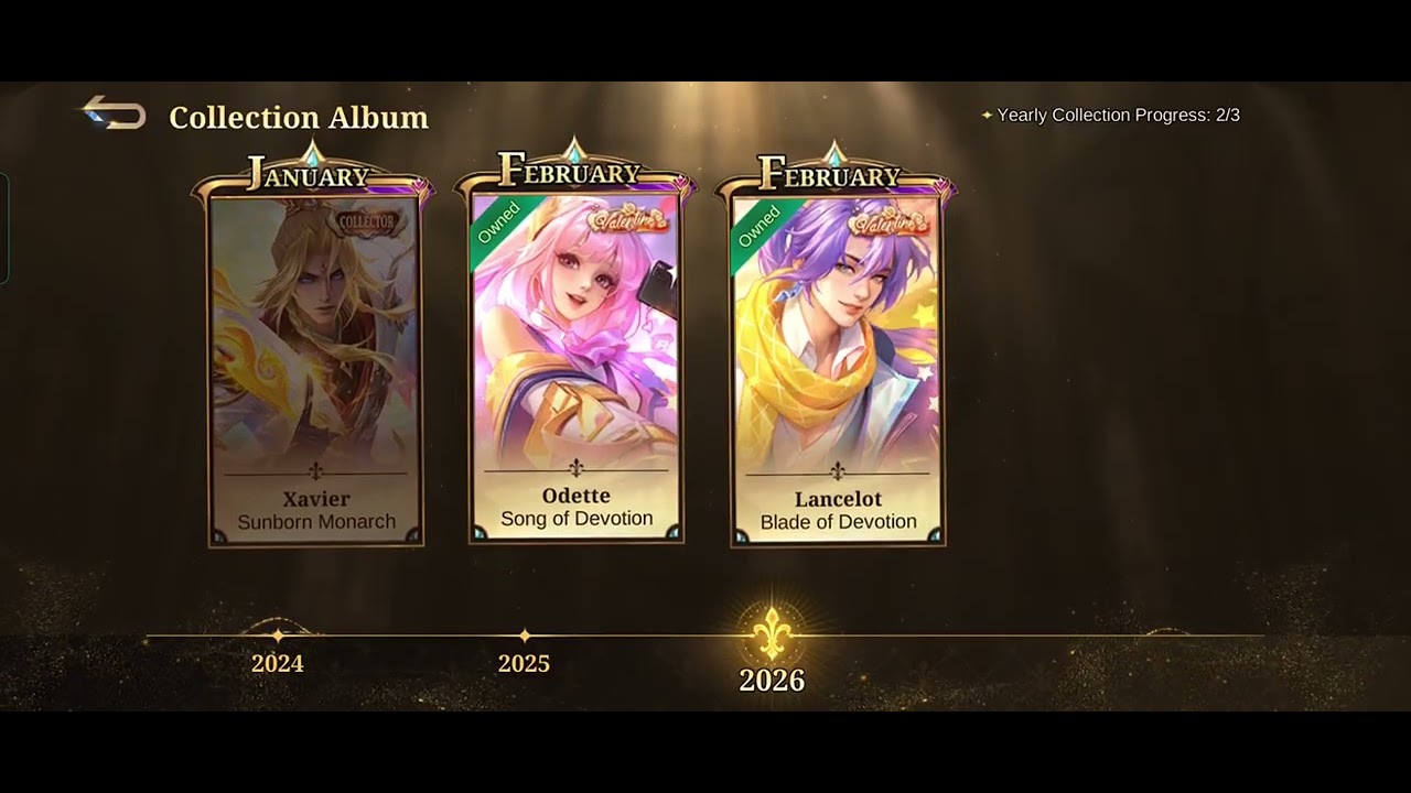 Lancelot Odette Valentines Collector Event background music bgm 20260219thu