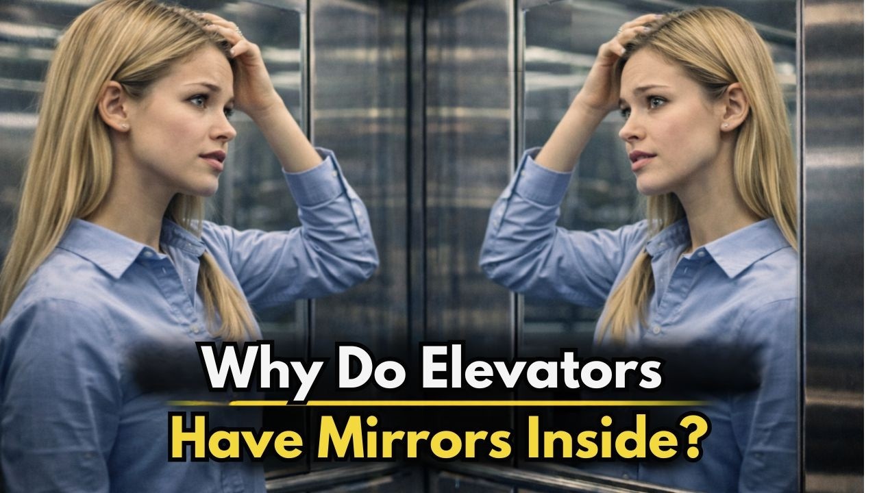 Why Do Elevators Have Mirrors Inside? Explained in 6  min