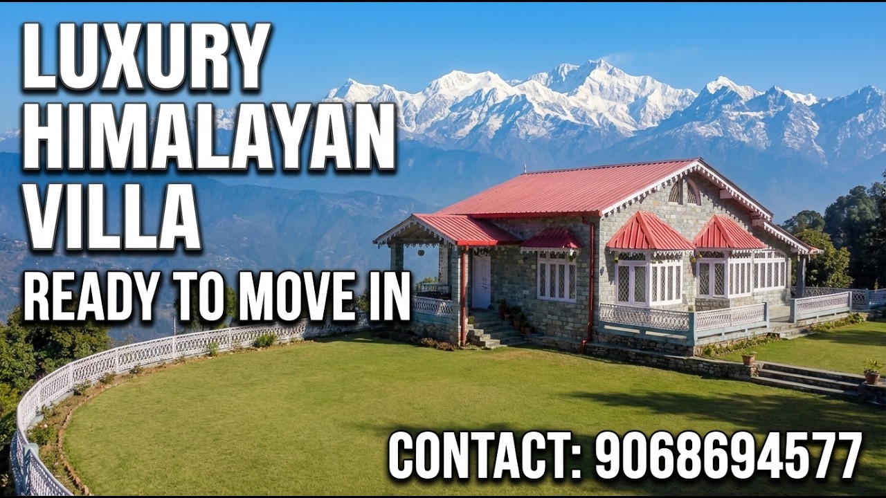 Mukteshwar | 3 BHK Himalayan Facing Villa on Highway with 2.5 Nali Land | Premium Hill Property