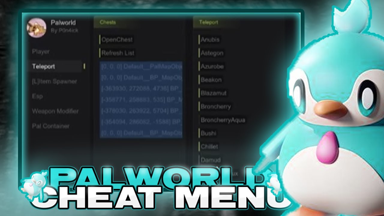 *Awesome* Palworld - Top Cheat Menu | Best Undetected Cheat Palworld | Many Functions | Free 100%