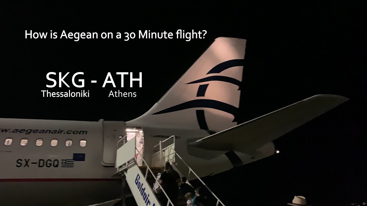 Trip Report | Aegean (ECONOMY) | Airbus A321 | Thessaloniki (SKG) - Athens (ATH)