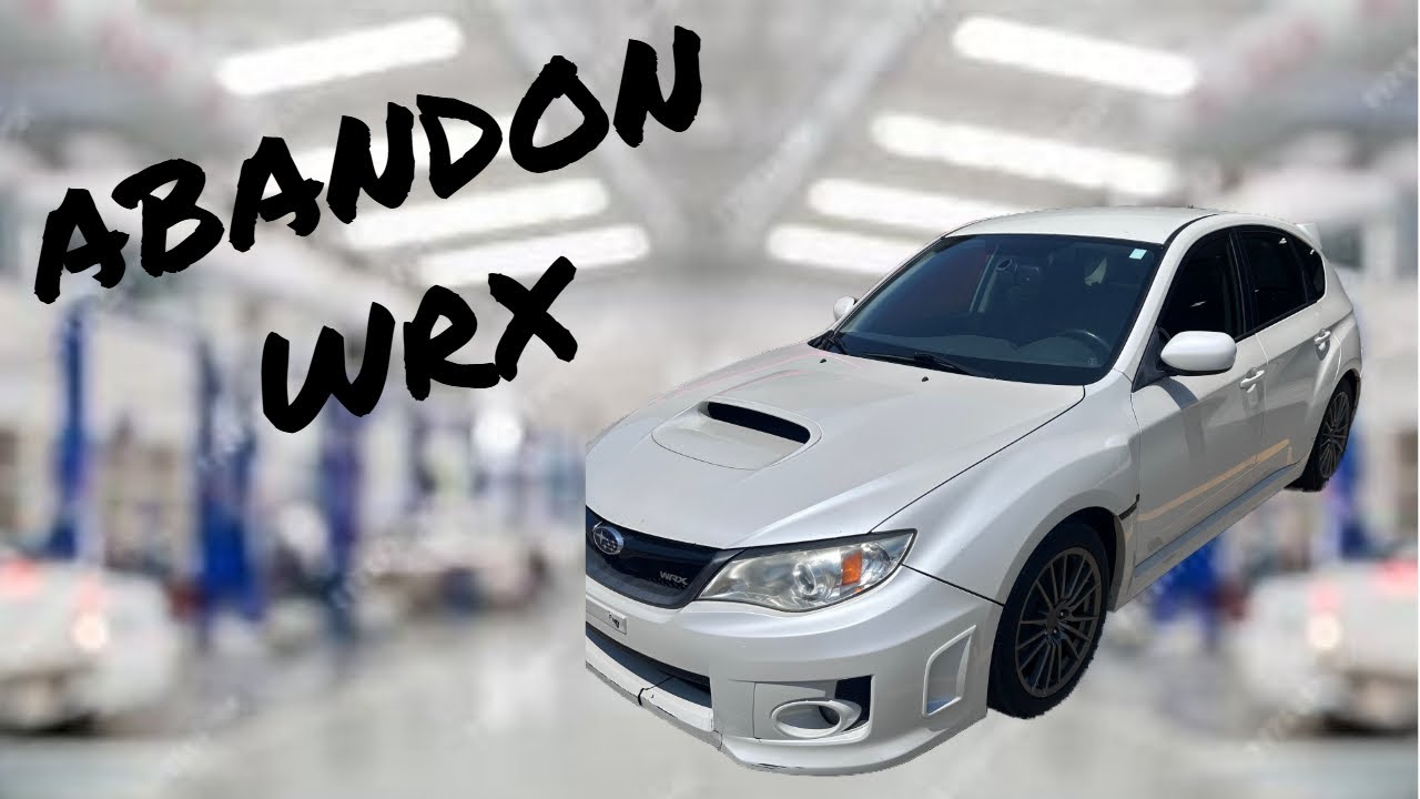 Rescuing an abandoned WRX- PT 1