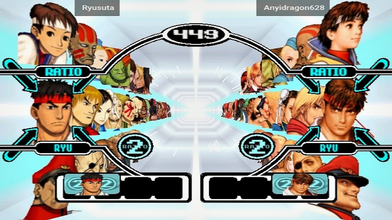 Capcom Vs. SNK Millennium Fight 2000 - Ryusuta vs Anyidragon628