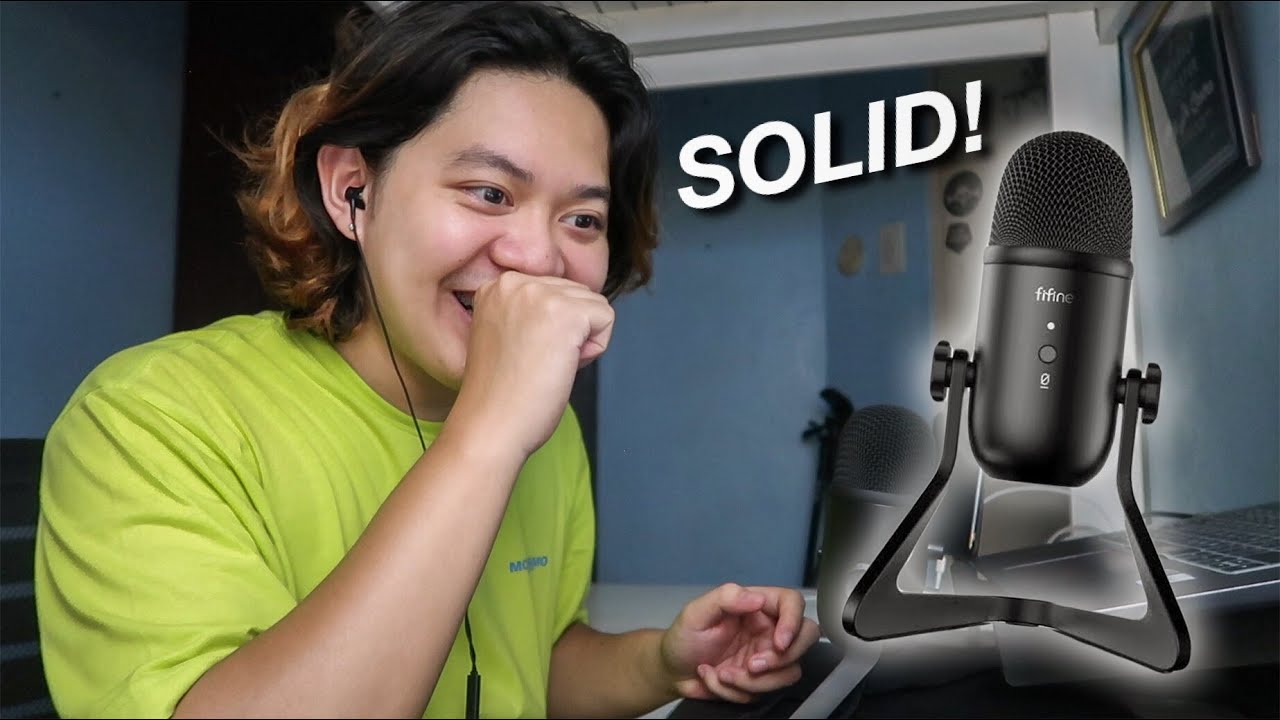 Unboxing My NEW Microphone! Fifine K678 + Audio Test (Philippines)