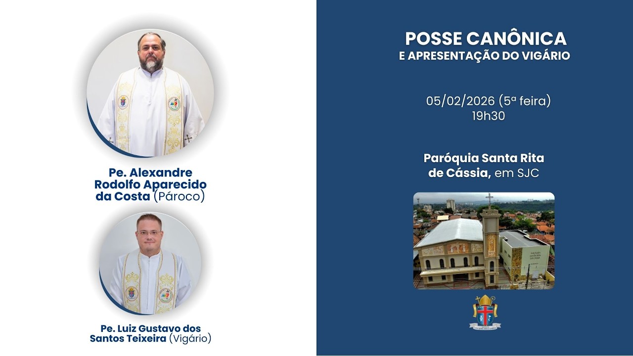 MISSA DE POSSE CANÔNICA - PE. ALEXANDRE RODOLFO | PARÓQUIA SANTA RITA DE CÁSSIA