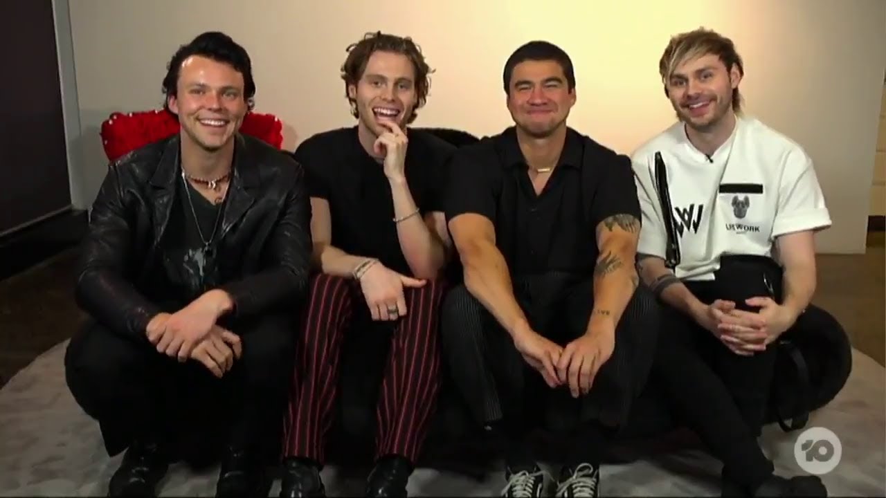 5SOS talk about CALM, Fire Fight Australia and weddings on The Project TV