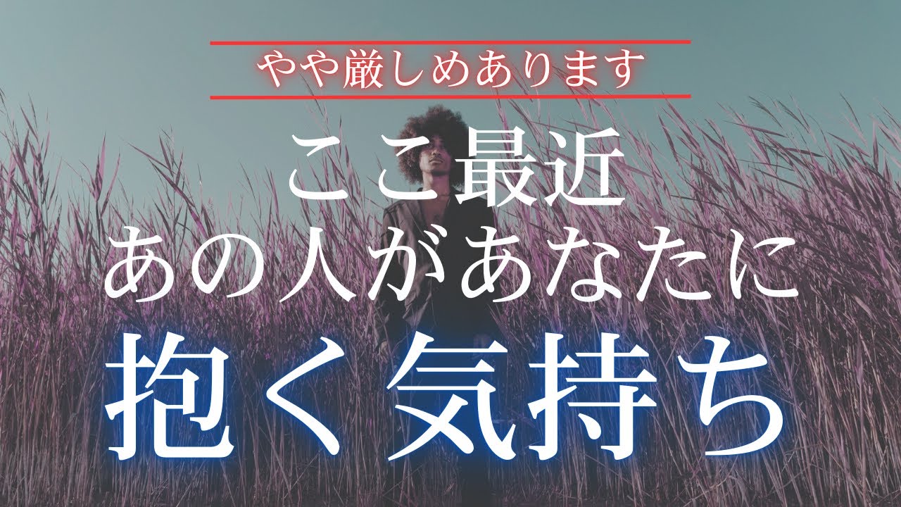 【 やや厳しめあります 】ここ最近、あの人があなたに抱く気持ち 【 恋愛・タロット・オラクル・占い】
