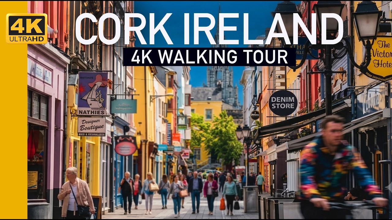 4k walk through the streets of Cork Ireland | What's it's like NOW?