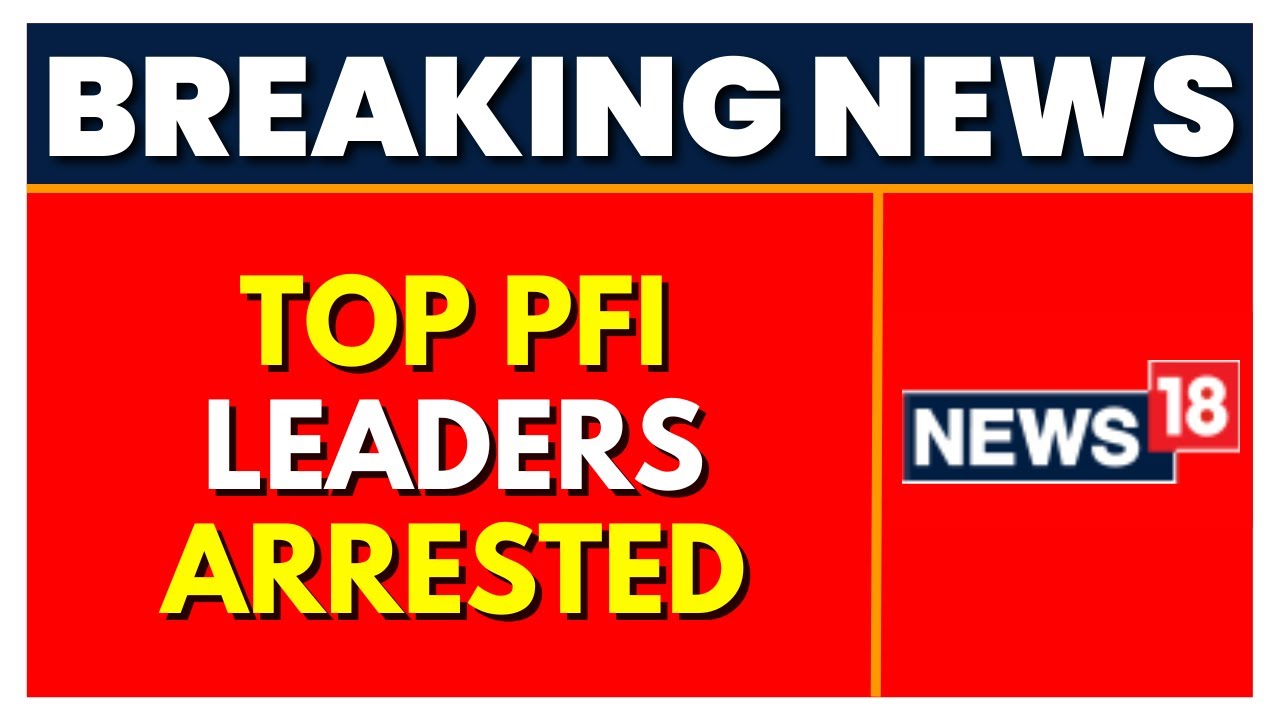 PFI News Today | NIA Raids | Major Crackdown on PFI | Over 100 PFI Leaders Held | English News