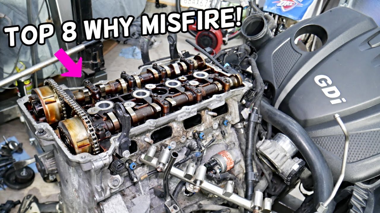 TOP 8 WHY HYUNDAI SANTA FE HAS ENGINE MISFIRE, CYLINDER MISFIRE