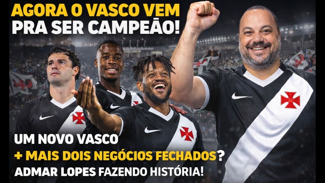 RUMO AO TOPO! +2 NEGÓCIOS FECHADOS E O VASCO VEM PRA SER CAMPEÃO!