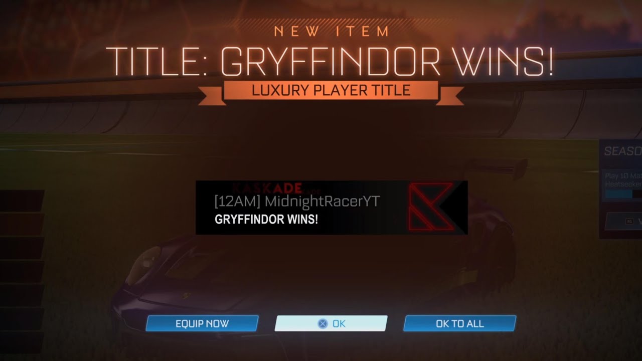 New Free Gryffindor Wins! Title For Everyone!