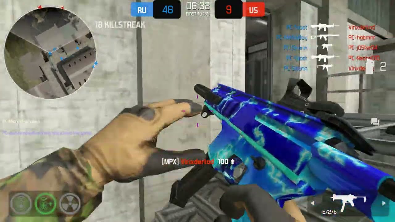Back with the MPX for a Nuke run on Woods | Bullet Force