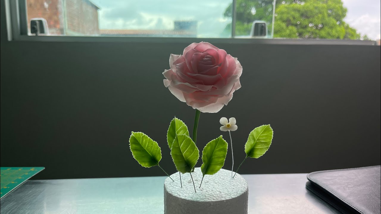 PASTA DE FLORES transparente e resistente/ florzinha