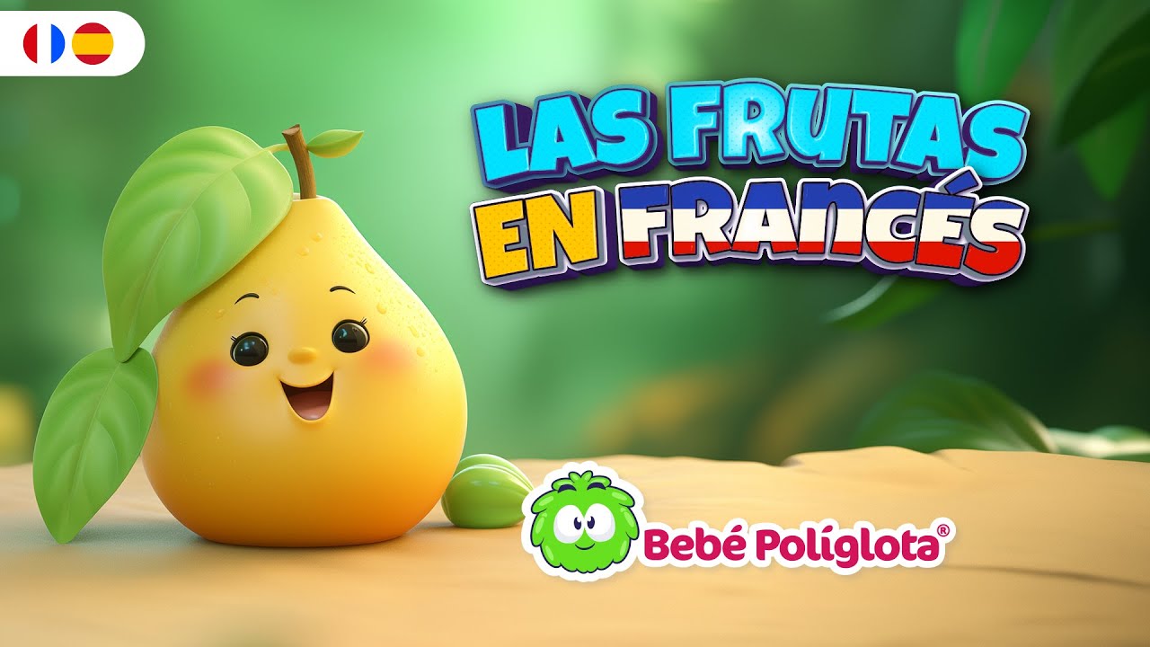 🍇APRENDE & DESCUBRE | LAS FRUTAS | vocabulario EN FRANCÉS - 8 Palabras