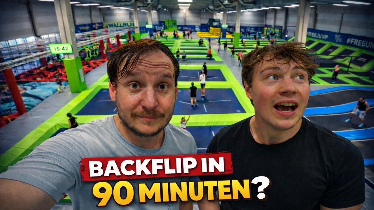 Backflip am Boden in 90 Minuten lernen 🤩 | mit Wonkka