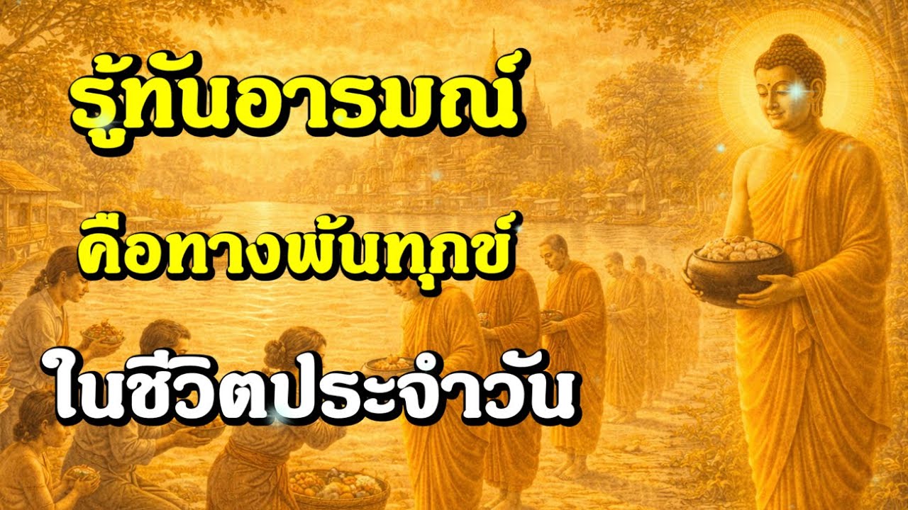 รู้ทันอารมณ์คือทางพ้นทุกข์ ในชีวิตประจำวัน | ฟังธรรมะก่อนนอน , ฟังธรรมก่อนนอน | Ep.104