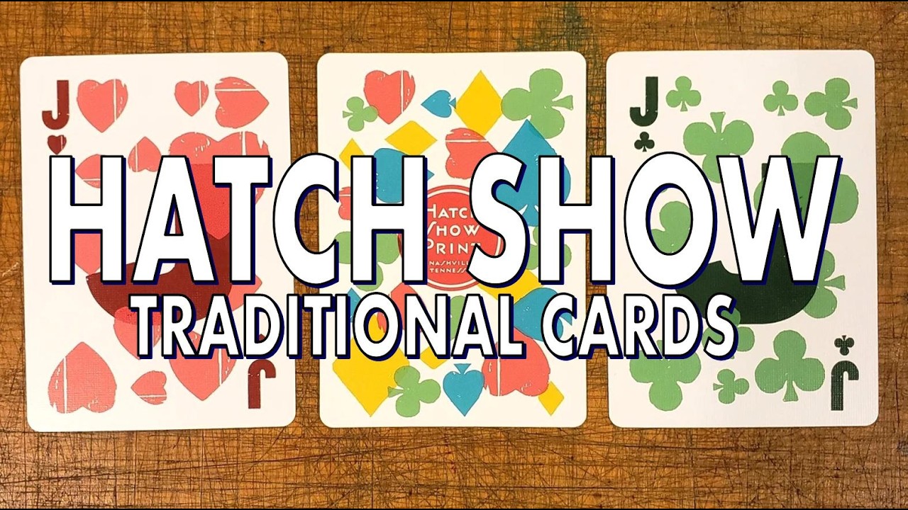Deck Review - Hatch Show Print Traditional Playing Cards