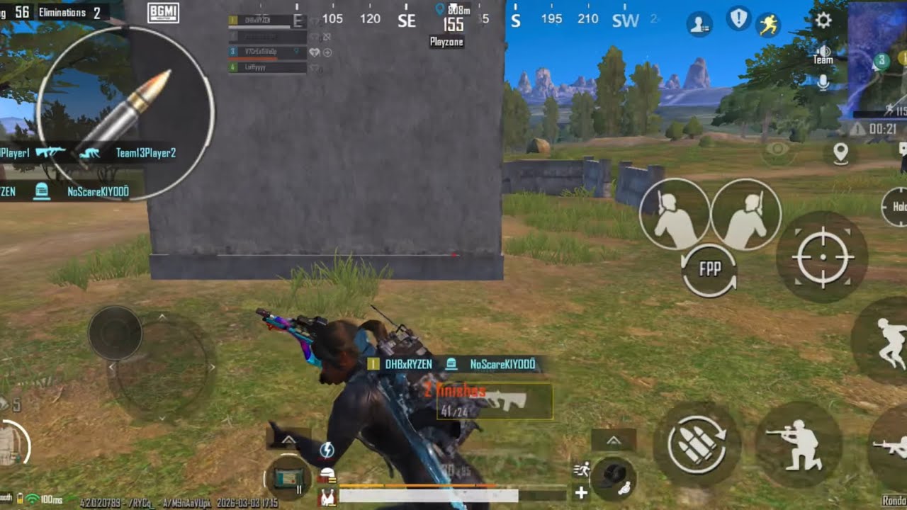 Solo 8 kills rondo gameplay 🚀(low ha ek🤣🤣)