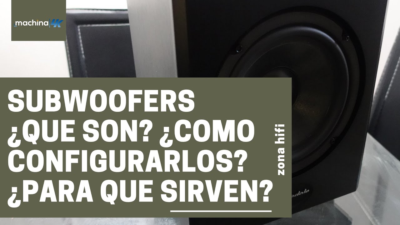 Subwoofers ¡Para que sirven, como configurarlos y elegir el indicado para tí! ✨Escuelita Machina