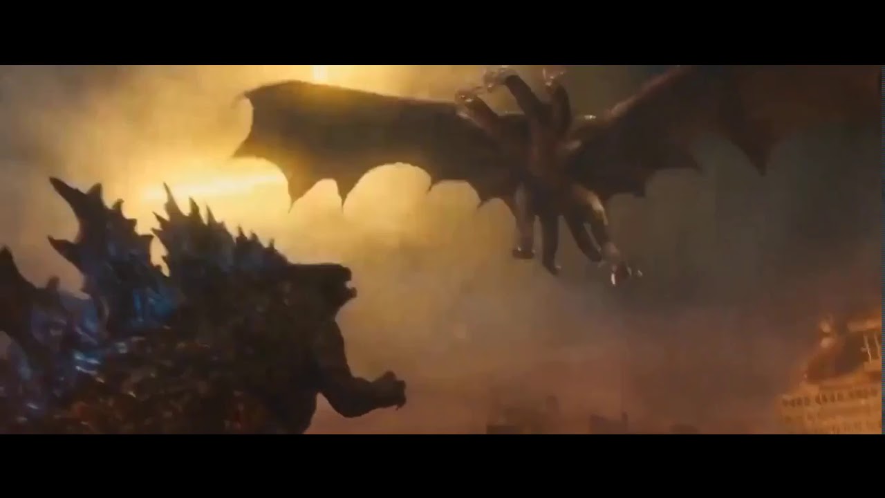 Godzilla: King of The Monsters - Sky Drop Scene + Mothra Death