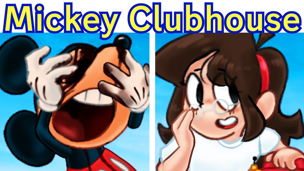 FNF: PEAK MICKEY MOD (Markus, Felix, Mouse.avi) Vs Mouse: Clubhouse Birthday Party